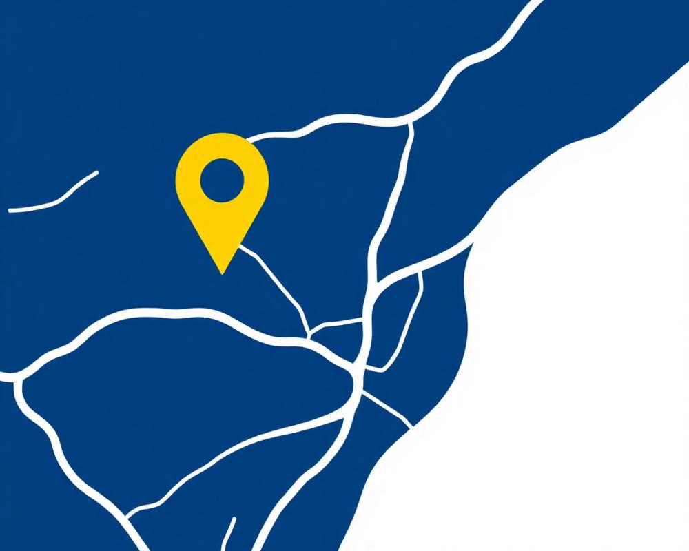 Stylised map illustration marking Tatura, Victoria as the Pristine Carpet Kleaning base